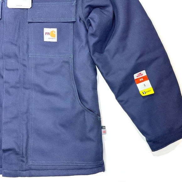 NEW CARHARTT FLAME-RESISTANT DUCK TRADITIONAL COAT QUILT-LINED - WARM 3, CAT 4 S - Picture 5 of 5